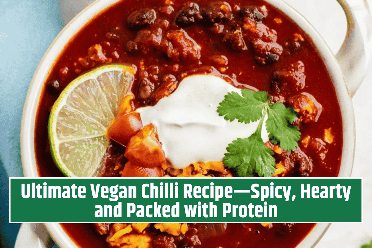 Ultimate Vegan Chilli Recipe—Spicy, Hearty and Packed with Protein